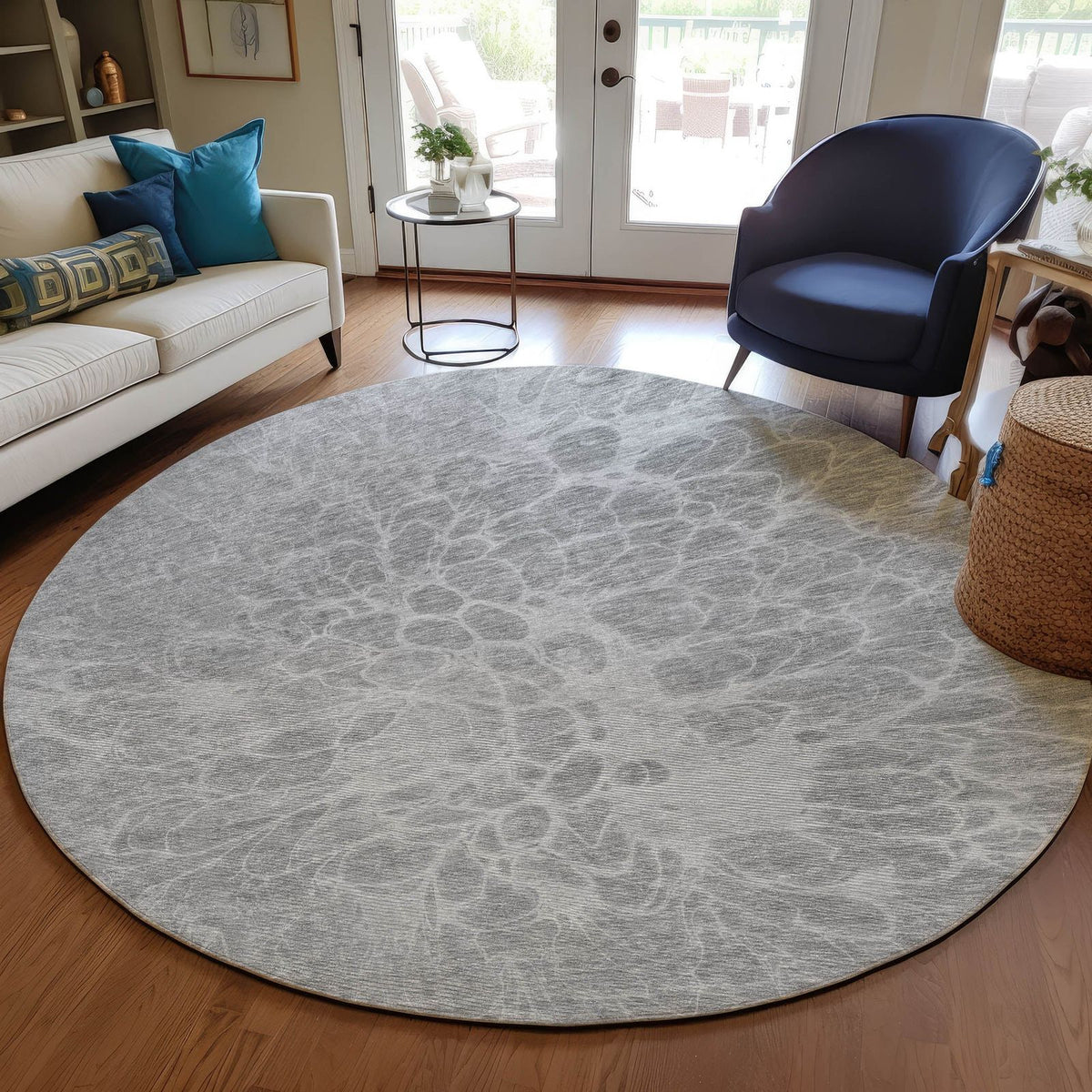 Addison Rugs Fluid Drift Grey Washable Indoor-Outdoor Rug
