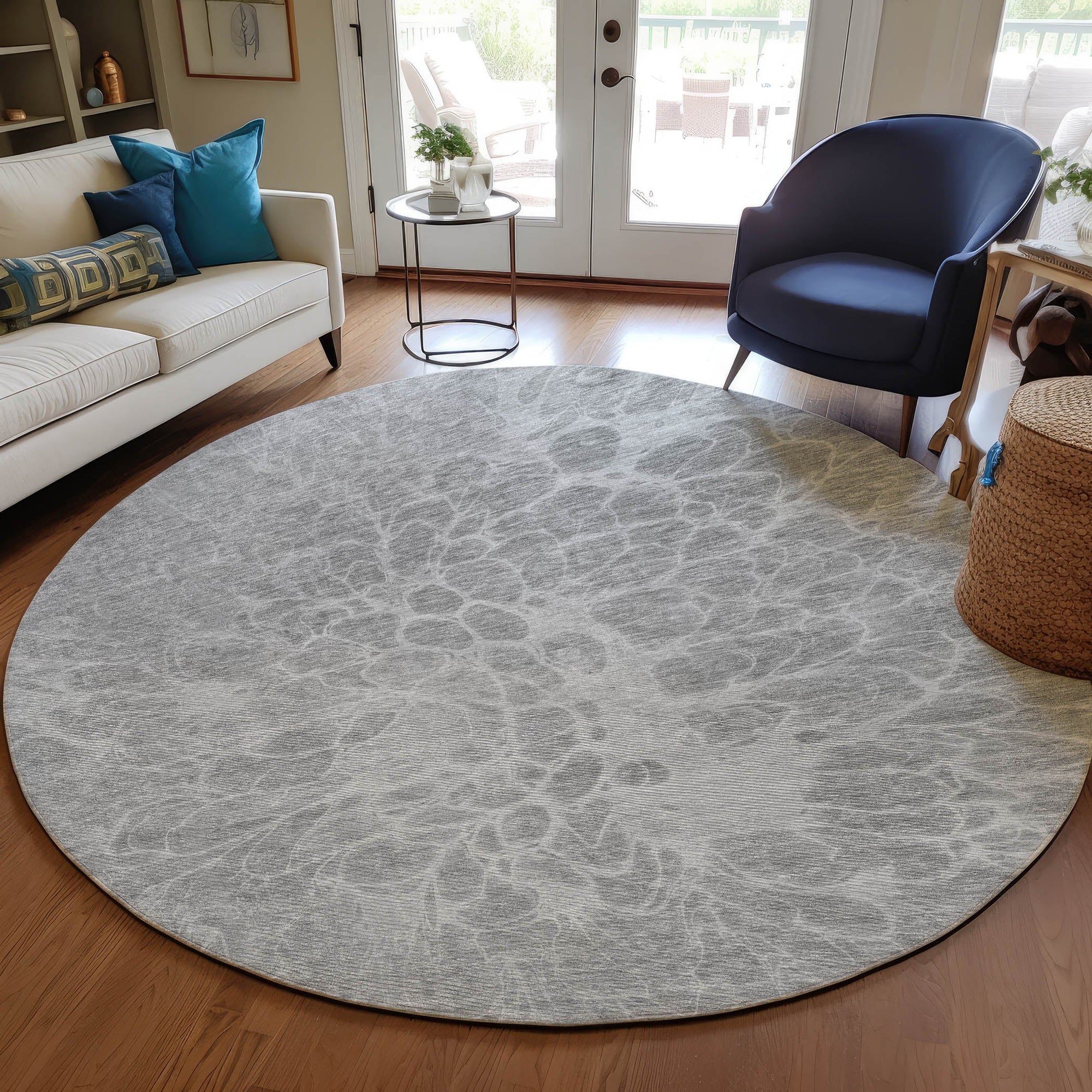 Addison Rugs Fluid Drift Grey Washable Indoor-Outdoor Rug