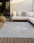 Addison Rugs Fluid Drift Grey Washable Indoor-Outdoor Rug