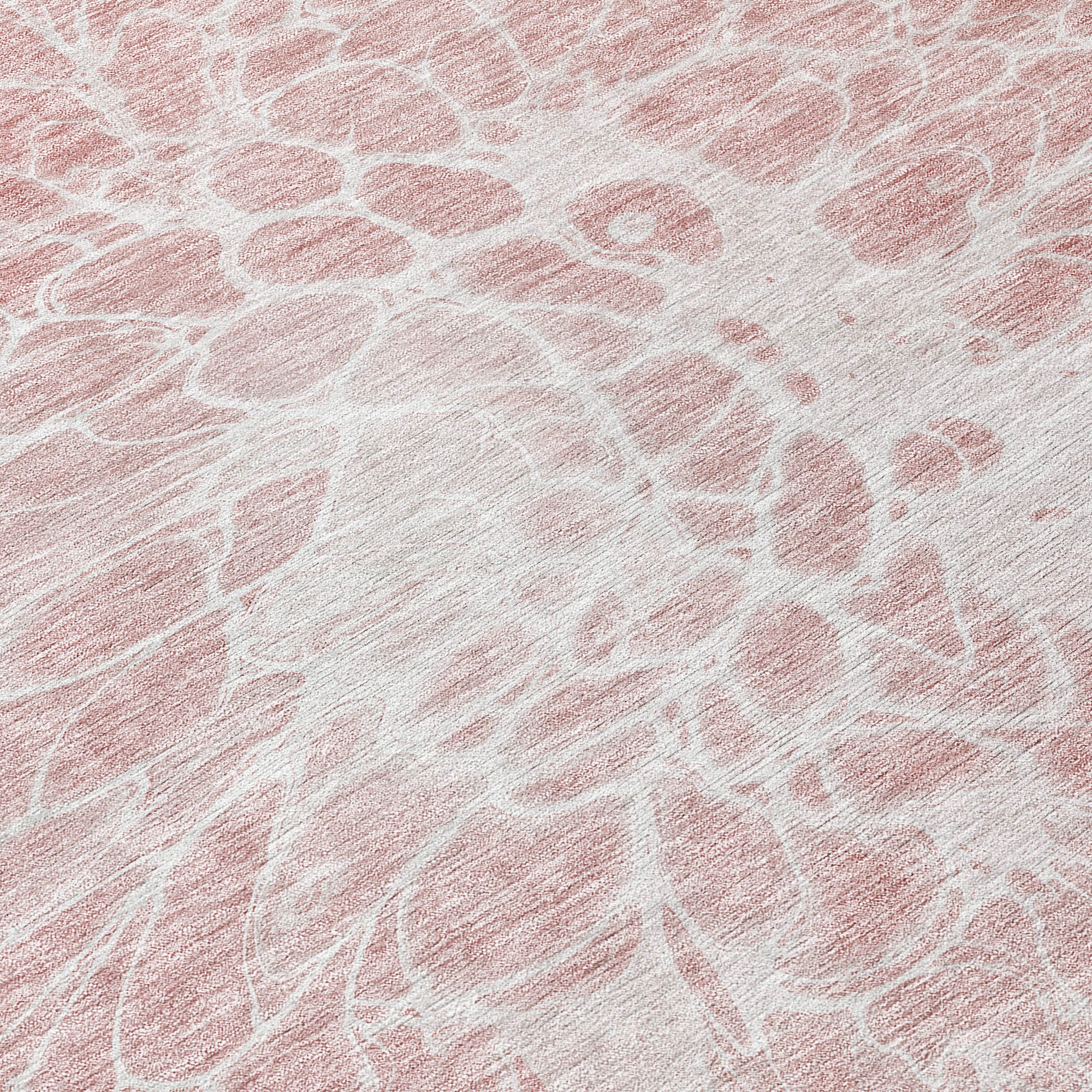 Addison Rugs Fluid Drift Pink Washable Indoor-Outdoor Rug