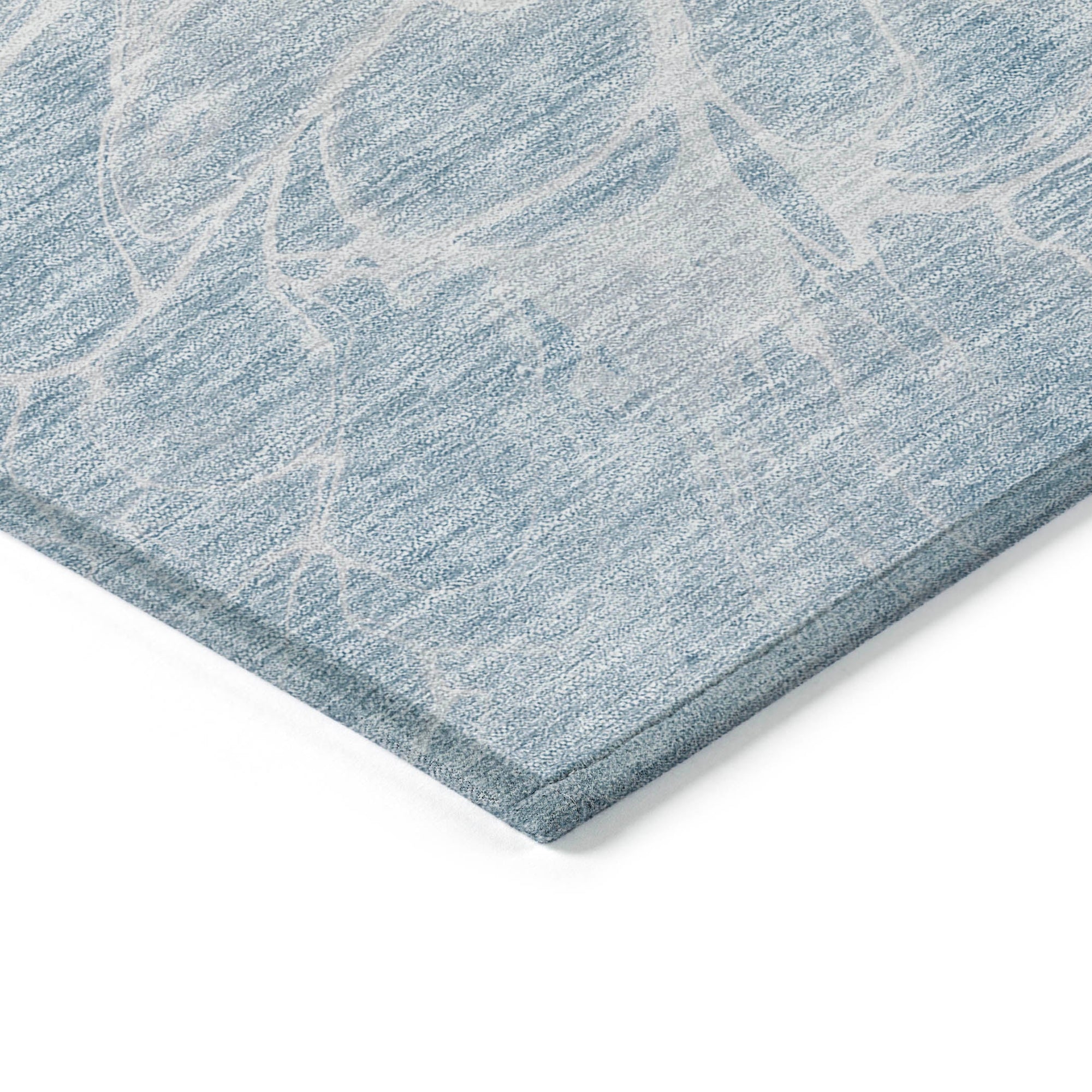 Addison Rugs Fluid Drift Sky Washable Indoor-Outdoor Rug