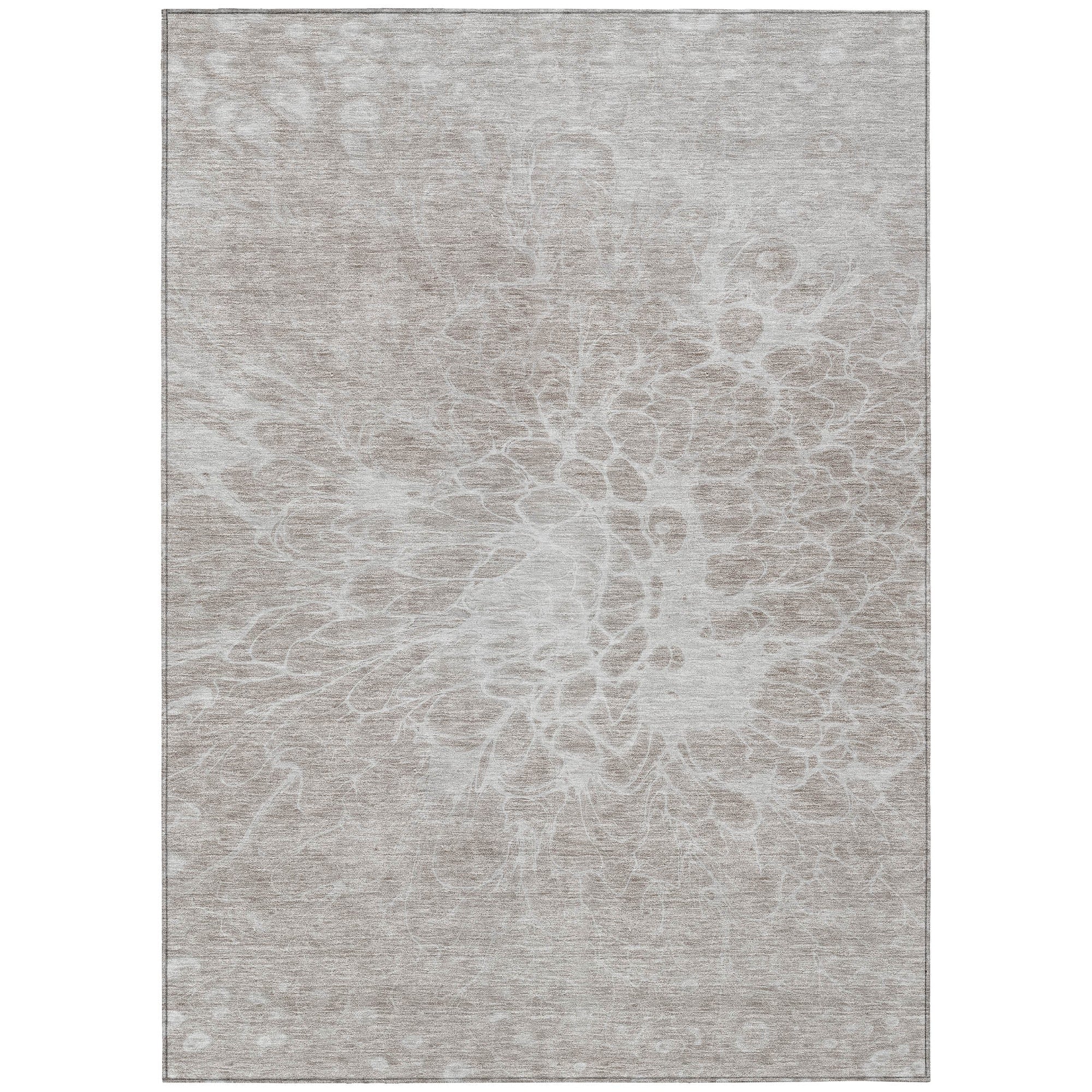 Addison Rugs Fluid Drift Taupe Washable Indoor-Outdoor Rug