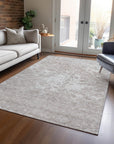 Addison Rugs Fluid Drift Taupe Washable Indoor-Outdoor Rug