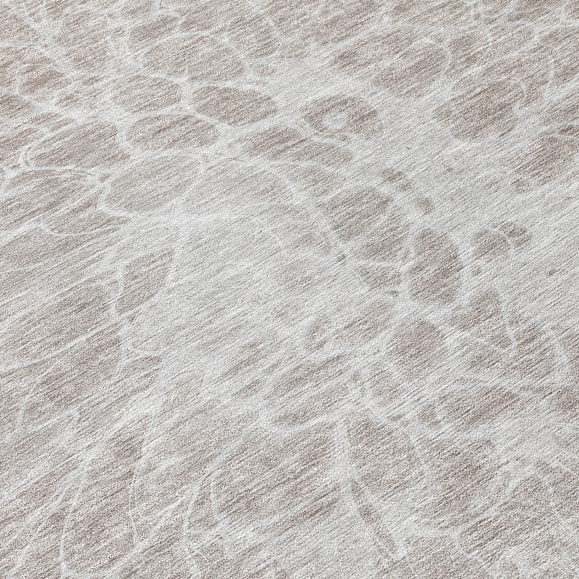 Addison Rugs Fluid Drift Taupe Washable Indoor-Outdoor Rug