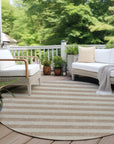 Addison Rugs Fluid Mirage Brown Washable Indoor-Outdoor Rug