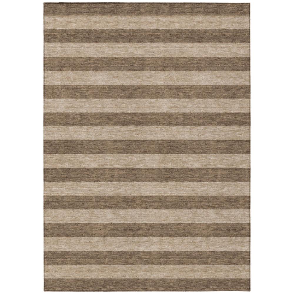 Addison Rugs Fluid Mirage Coffee Washable Indoor-Outdoor Rug