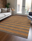 Addison Rugs Fluid Mirage Fudge Washable Indoor-Outdoor Rug