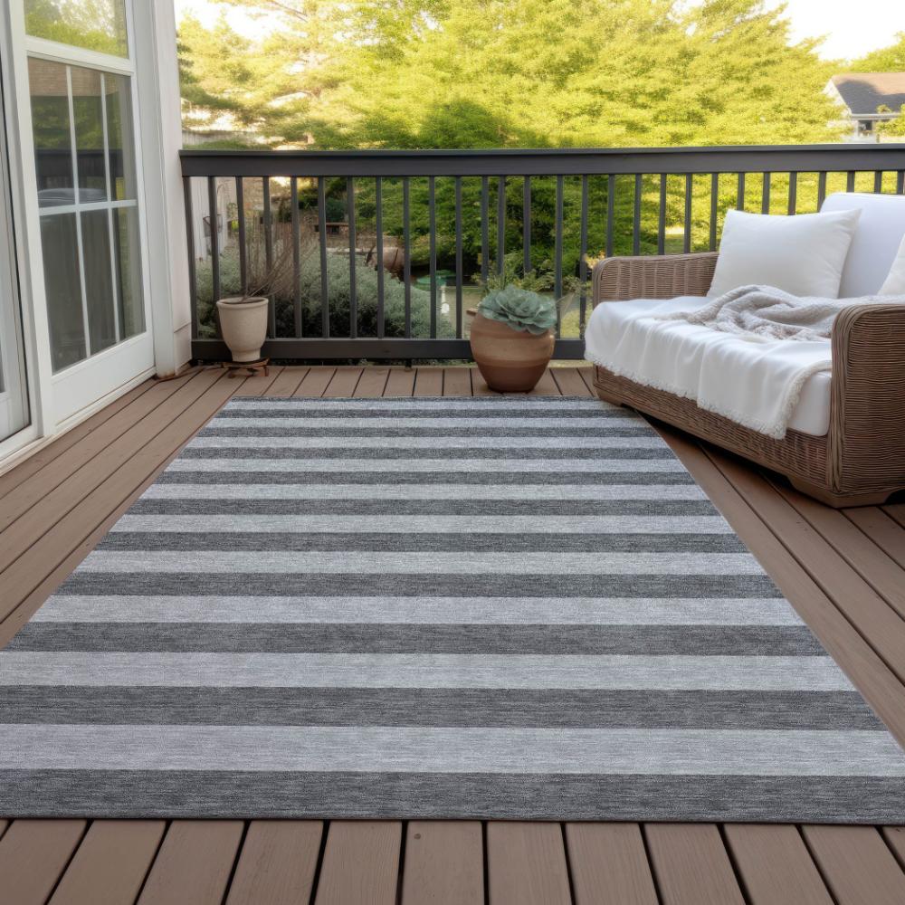 Fluid Mirage Grey Washable Indoor-Outdoor Rug – Uptown Sebastian