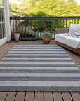Addison Rugs Fluid Mirage Grey Washable Indoor-Outdoor Rug