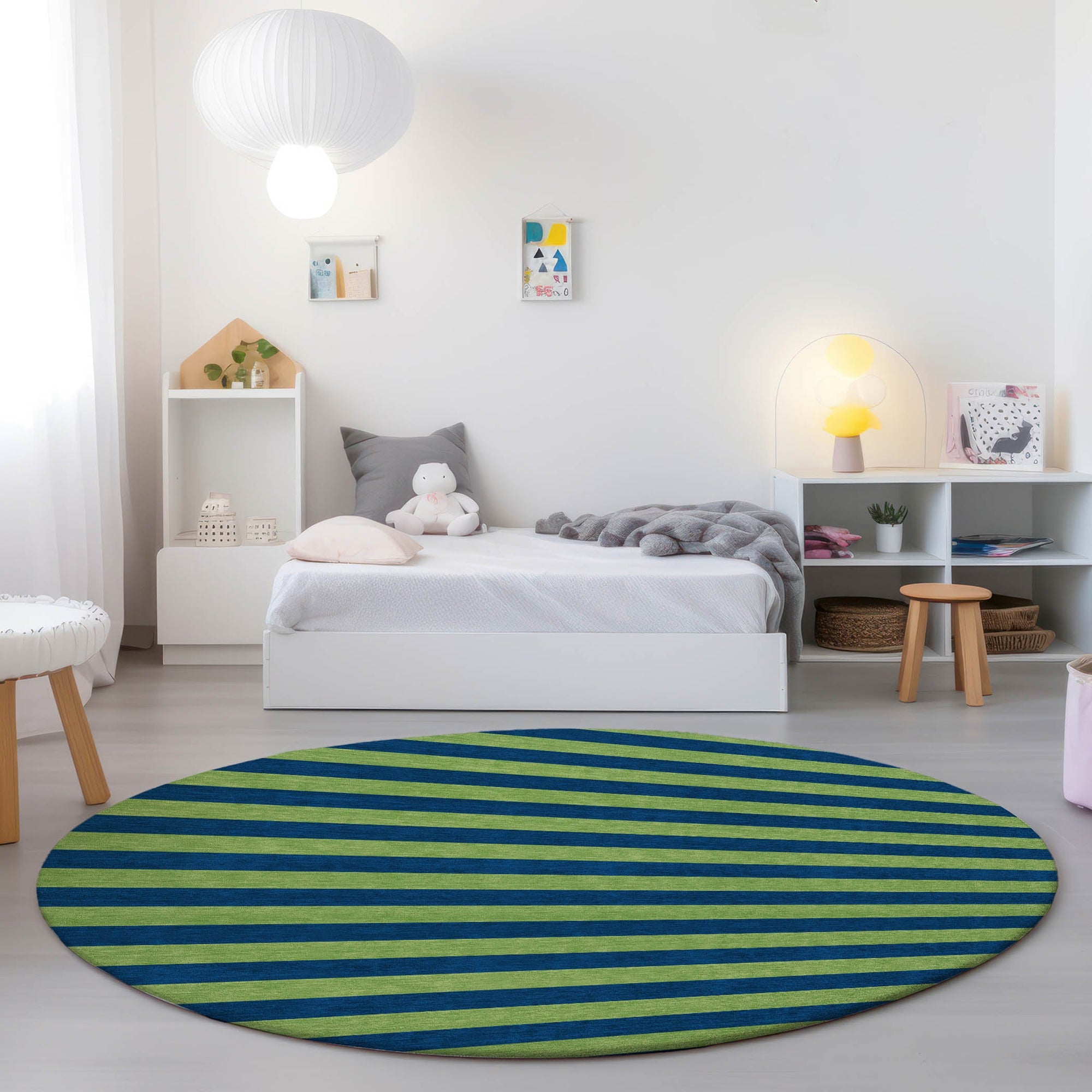 Addison Rugs Fluid Mirage Navy Washable Indoor-Outdoor Rug