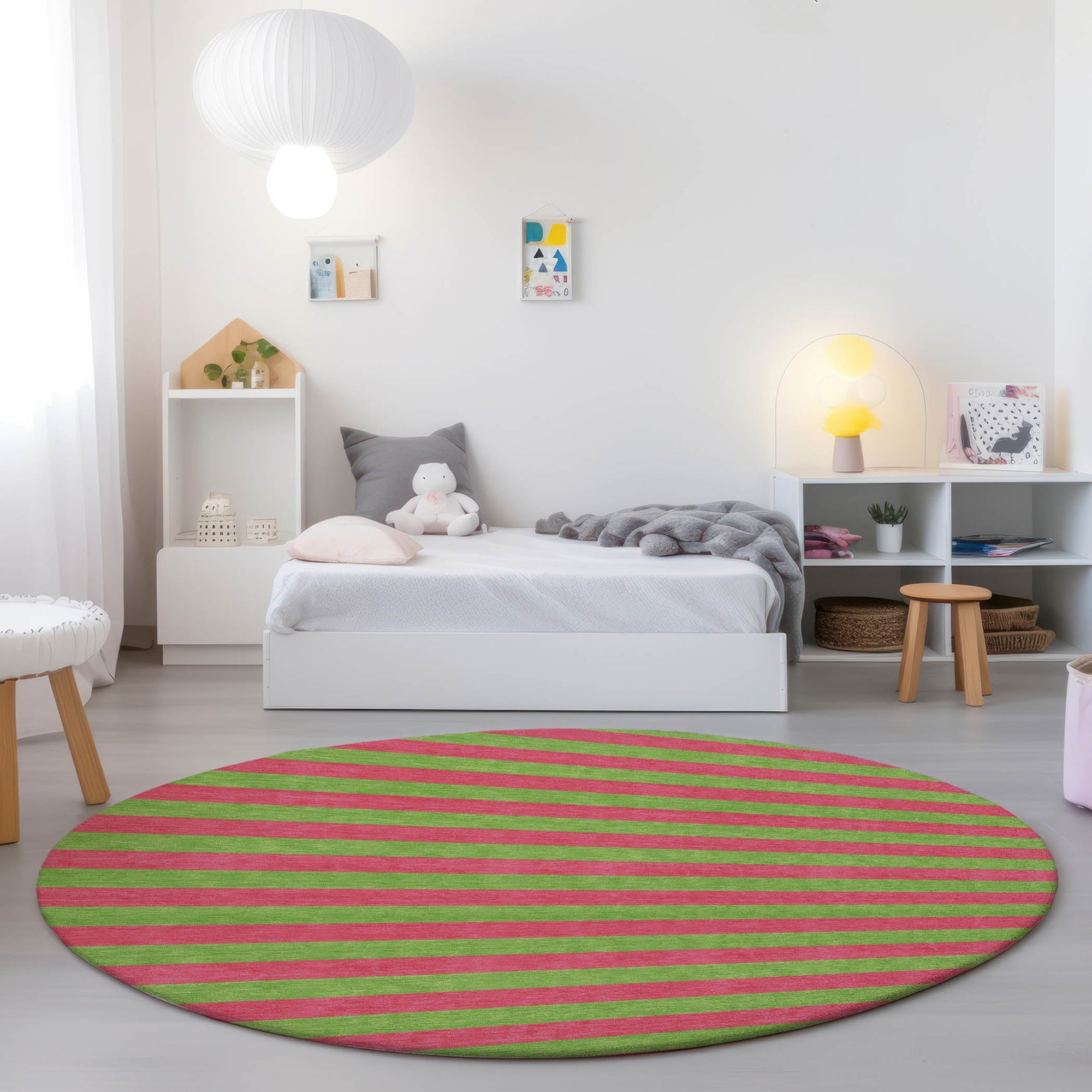 Addison Rugs Fluid Mirage Pink Washable Indoor-Outdoor Rug