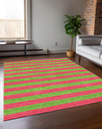Addison Rugs Fluid Mirage Pink Washable Indoor-Outdoor Rug