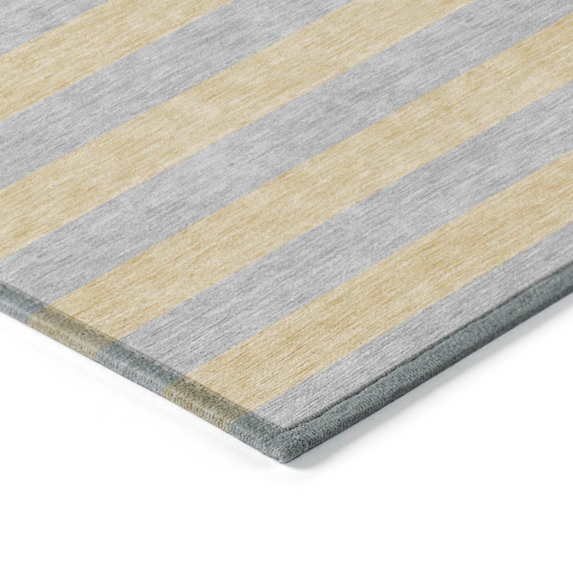Addison Rugs Fluid Mirage Silver Washable Indoor-Outdoor Rug
