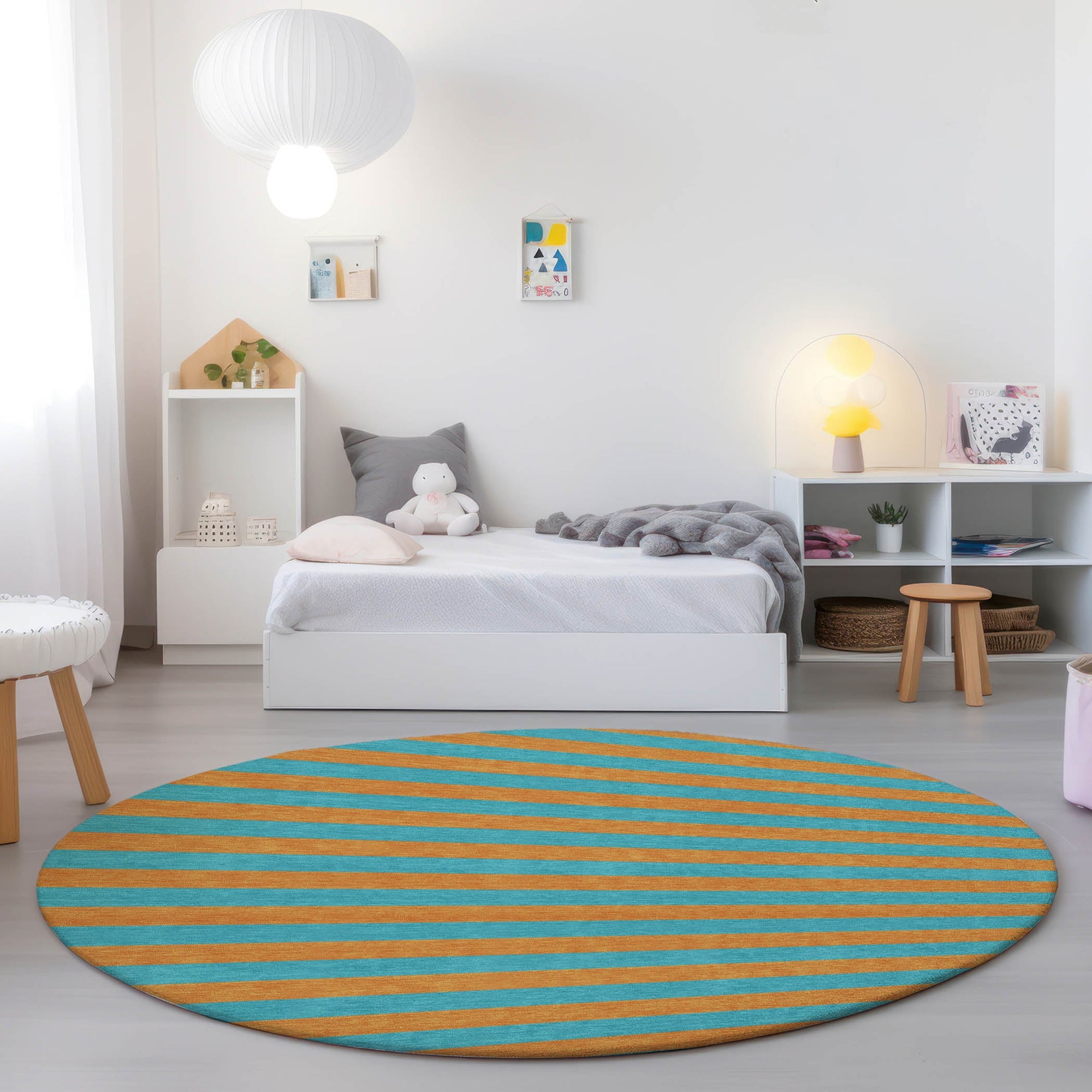 Addison Rugs Fluid Mirage Teal Washable Indoor-Outdoor Rug