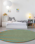 Addison Rugs Fluid Mirage Teal Washable Indoor-Outdoor Rug