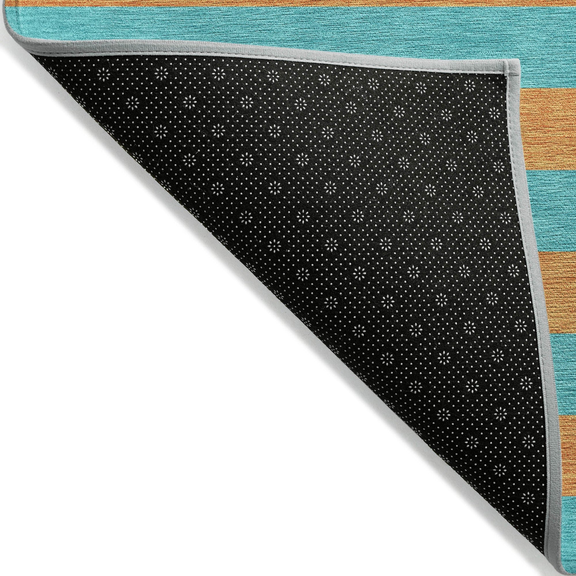 Addison Rugs Fluid Mirage Teal Washable Indoor-Outdoor Rug