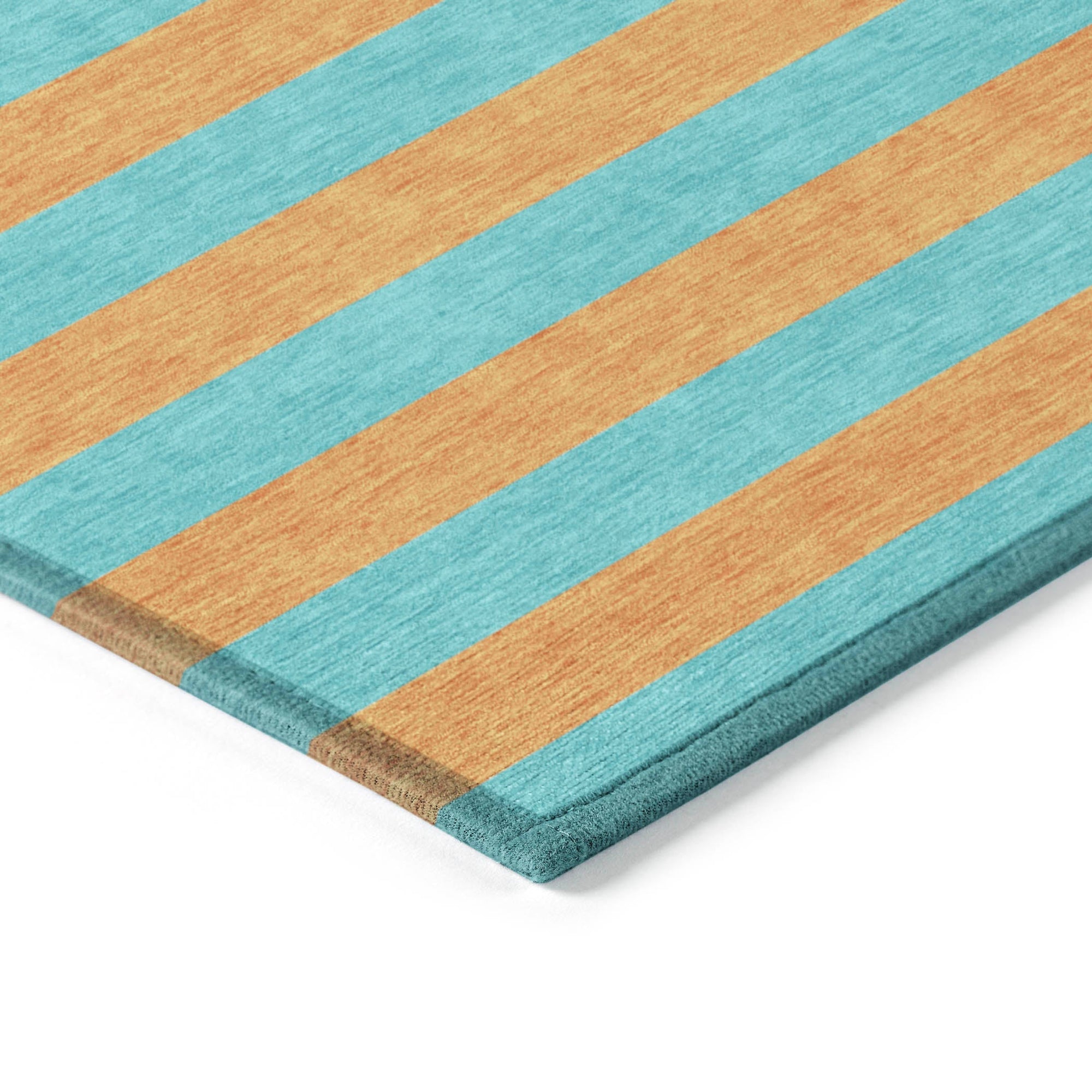 Addison Rugs Fluid Mirage Teal Washable Indoor-Outdoor Rug