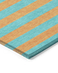 Addison Rugs Fluid Mirage Teal Washable Indoor-Outdoor Rug