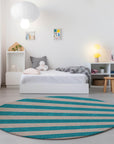 Addison Rugs Fluid Mirage Turquoise Washable Indoor-Outdoor Rug