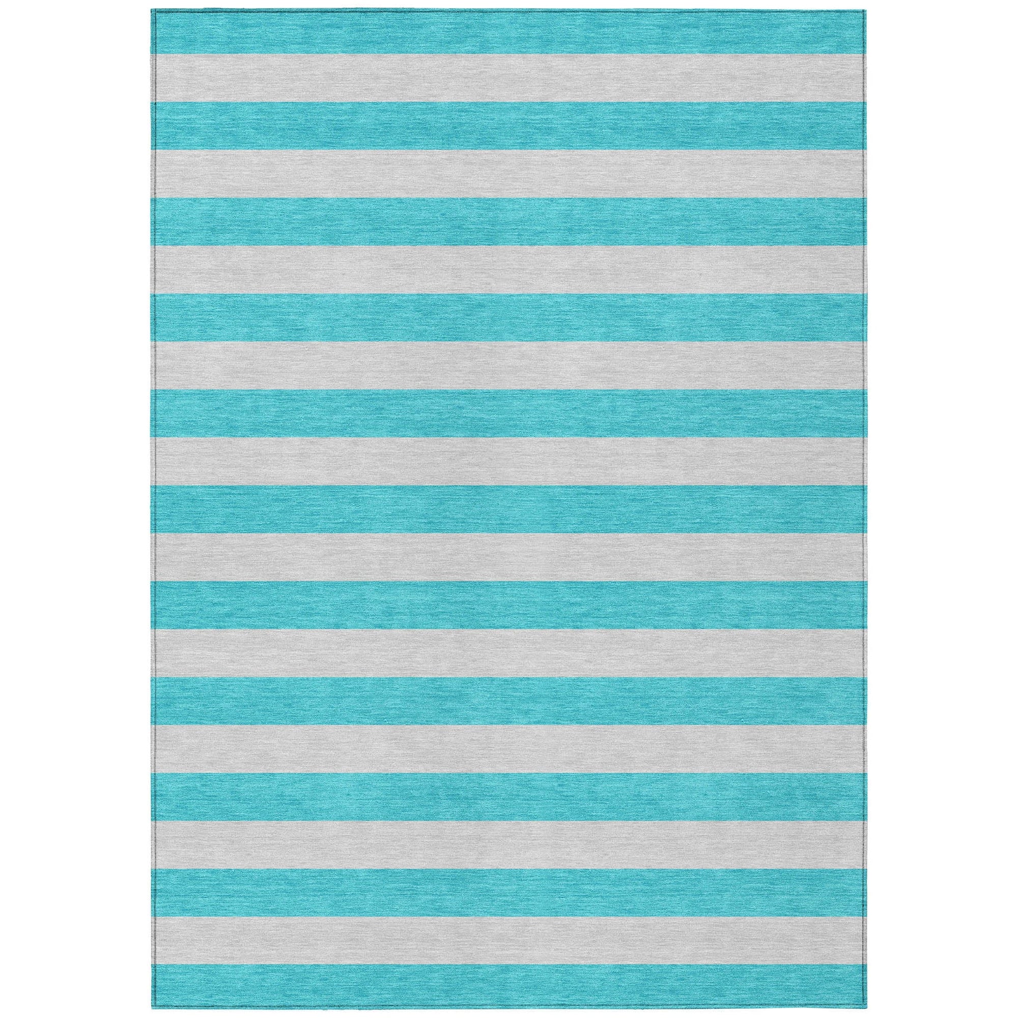 Addison Rugs Fluid Mirage Turquoise Washable Indoor-Outdoor Rug