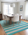 Addison Rugs Fluid Mirage Turquoise Washable Indoor-Outdoor Rug