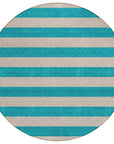 Addison Rugs Fluid Mirage Turquoise Washable Indoor-Outdoor Rug