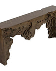 Layers Wooden Rectangular Console Table