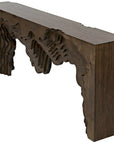 Layers Wooden Rectangular Console Table