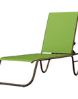 Gardenella Sling Four-Position Lay Flat Stacking Chaise-Outdoor Chaises-Telescope-LOOMLAN
