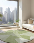Addison Rugs Gentle Waves Aloe Washable Indoor-Outdoor Rug