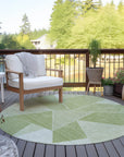 Addison Rugs Gentle Waves Aloe Washable Indoor-Outdoor Rug
