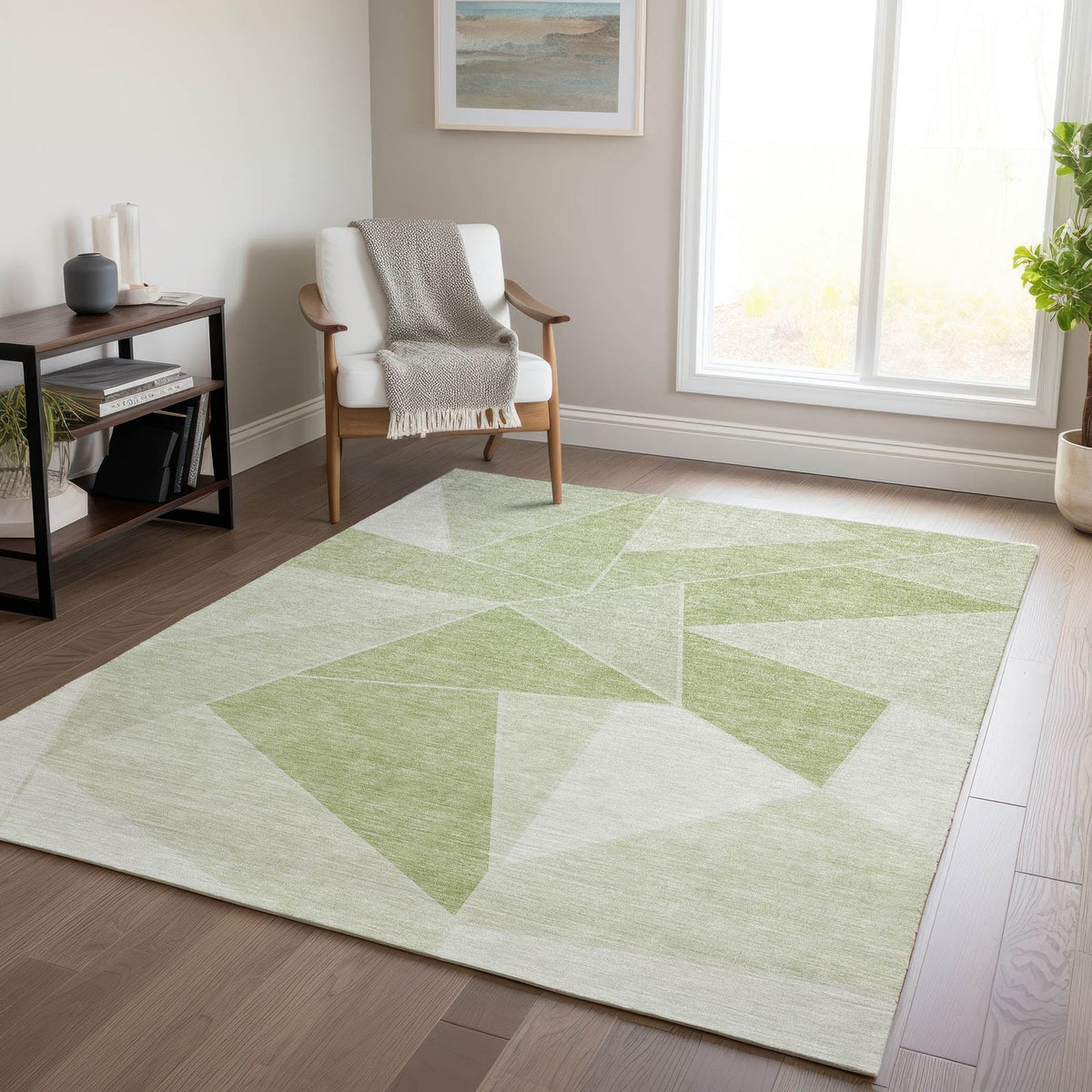 Addison Rugs Gentle Waves Aloe Washable Indoor-Outdoor Rug