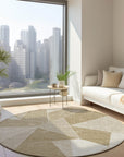 Addison Rugs Gentle Waves Beige Washable Indoor-Outdoor Rug