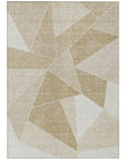 Addison Rugs Gentle Waves Beige Washable Indoor-Outdoor Rug