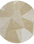 Addison Rugs Gentle Waves Beige Washable Indoor-Outdoor Rug