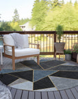 Addison Rugs Gentle Waves Blue Washable Indoor-Outdoor Rug