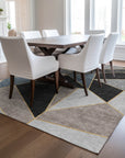 Addison Rugs Gentle Waves Blue Washable Indoor-Outdoor Rug