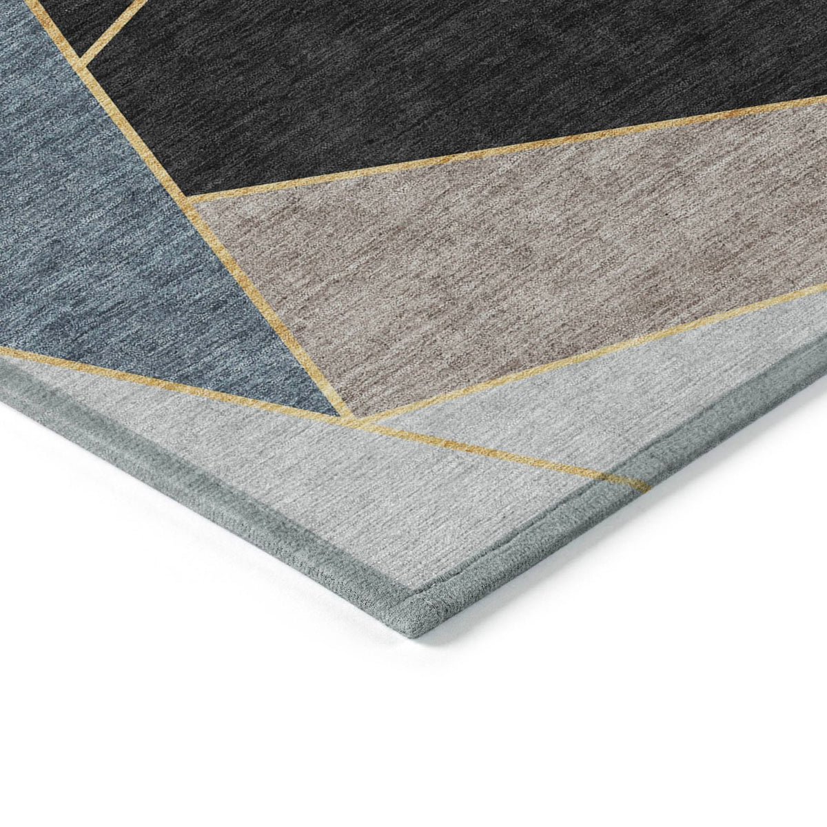 Addison Rugs Gentle Waves Blue Washable Indoor-Outdoor Rug