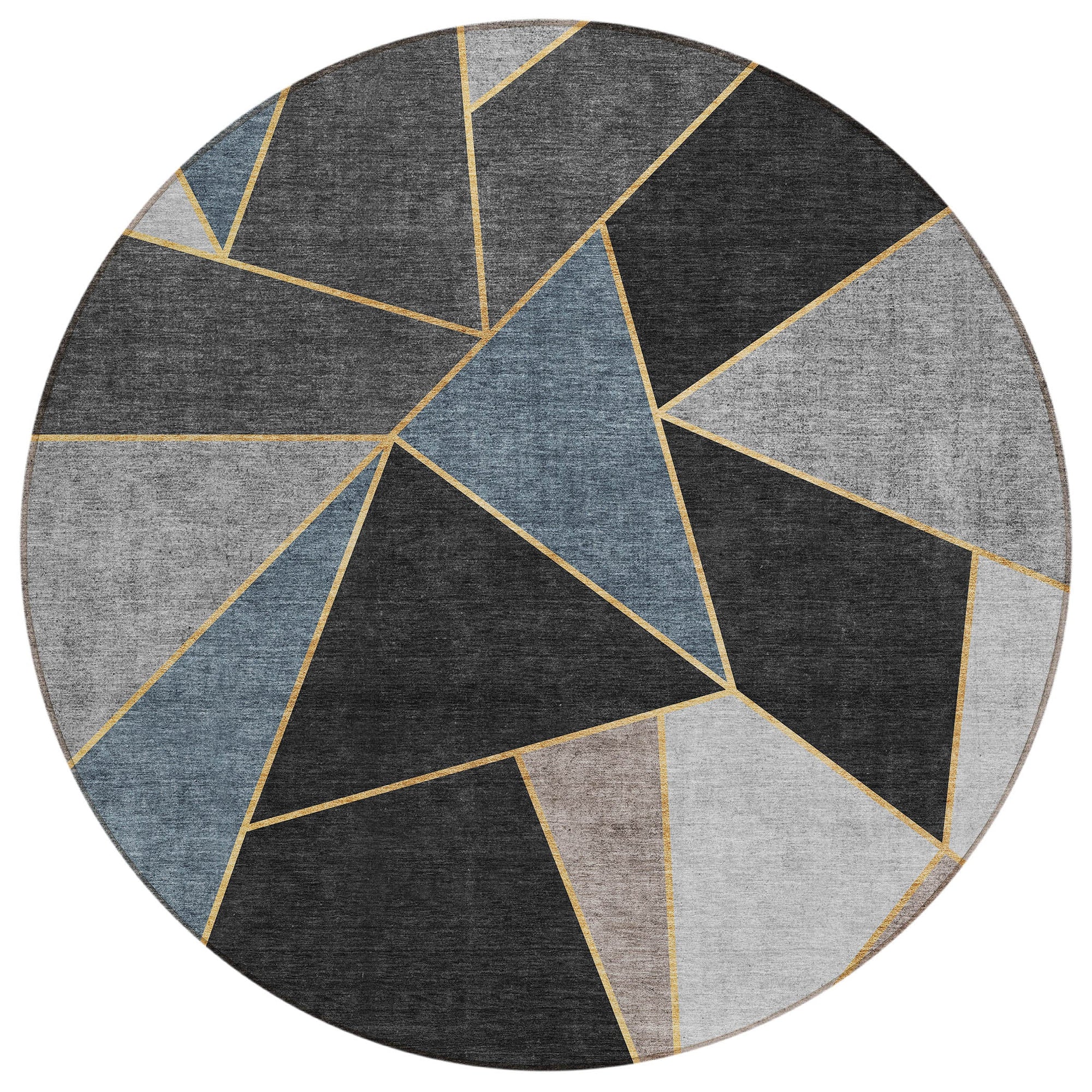 Addison Rugs Gentle Waves Blue Washable Indoor-Outdoor Rug