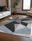 Addison Rugs Gentle Waves Brown Washable Indoor-Outdoor Rug