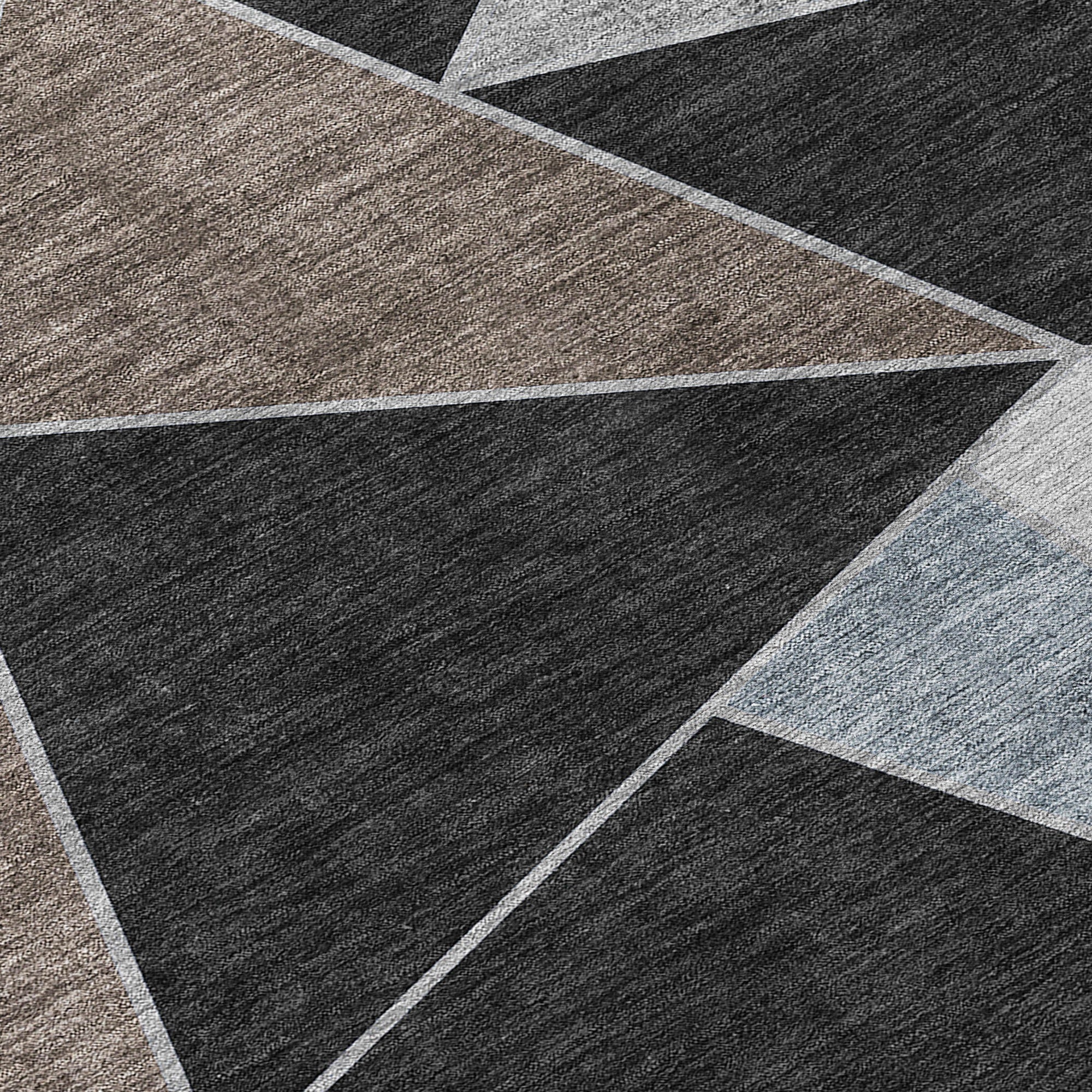 Addison Rugs Gentle Waves Brown Washable Indoor-Outdoor Rug