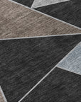 Addison Rugs Gentle Waves Brown Washable Indoor-Outdoor Rug