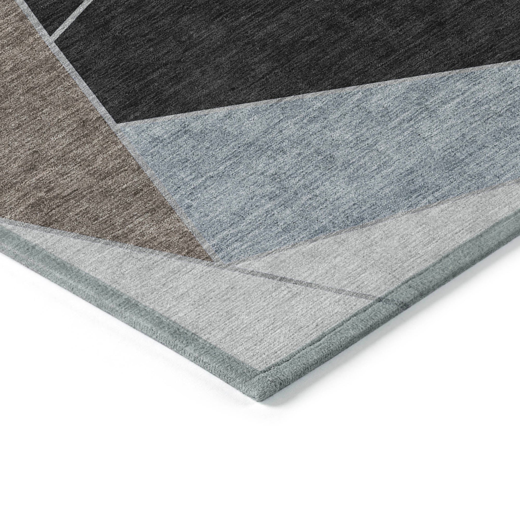Addison Rugs Gentle Waves Brown Washable Indoor-Outdoor Rug