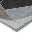 Addison Rugs Gentle Waves Brown Washable Indoor-Outdoor Rug