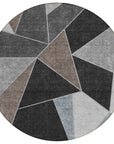 Addison Rugs Gentle Waves Brown Washable Indoor-Outdoor Rug