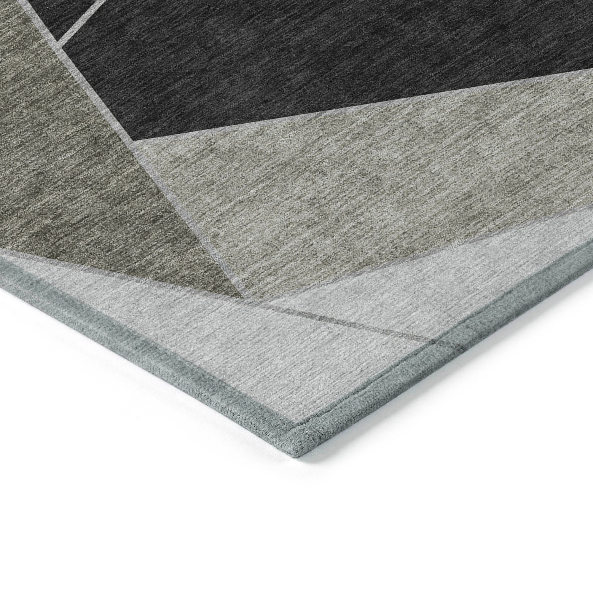 Addison Rugs Gentle Waves Chocolate Washable Indoor-Outdoor Rug