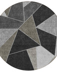 Addison Rugs Gentle Waves Chocolate Washable Indoor-Outdoor Rug
