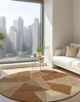 Addison Rugs Gentle Waves Paprika Washable Indoor-Outdoor Rug