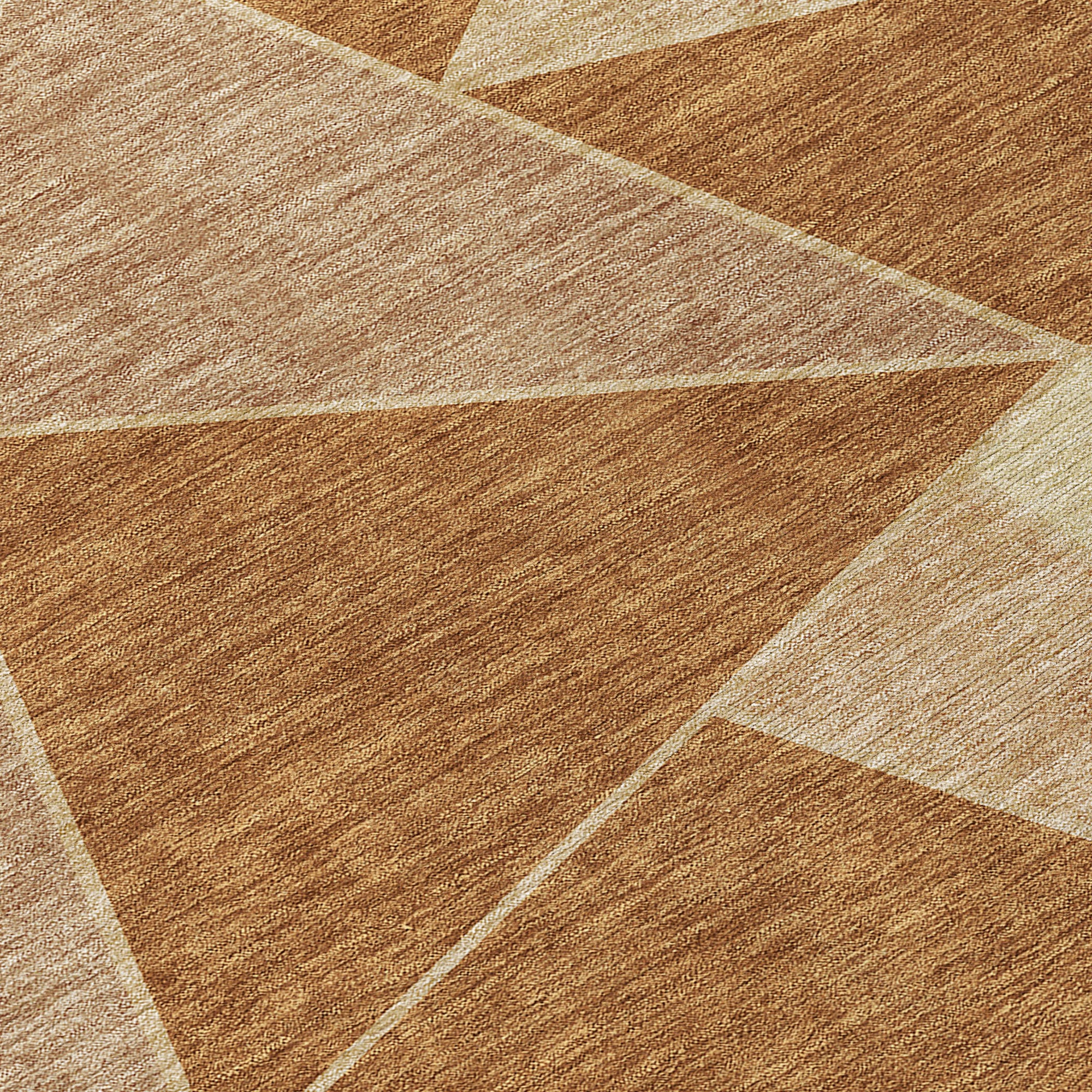 Addison Rugs Gentle Waves Paprika Washable Indoor-Outdoor Rug