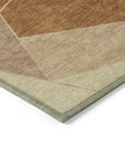 Addison Rugs Gentle Waves Paprika Washable Indoor-Outdoor Rug